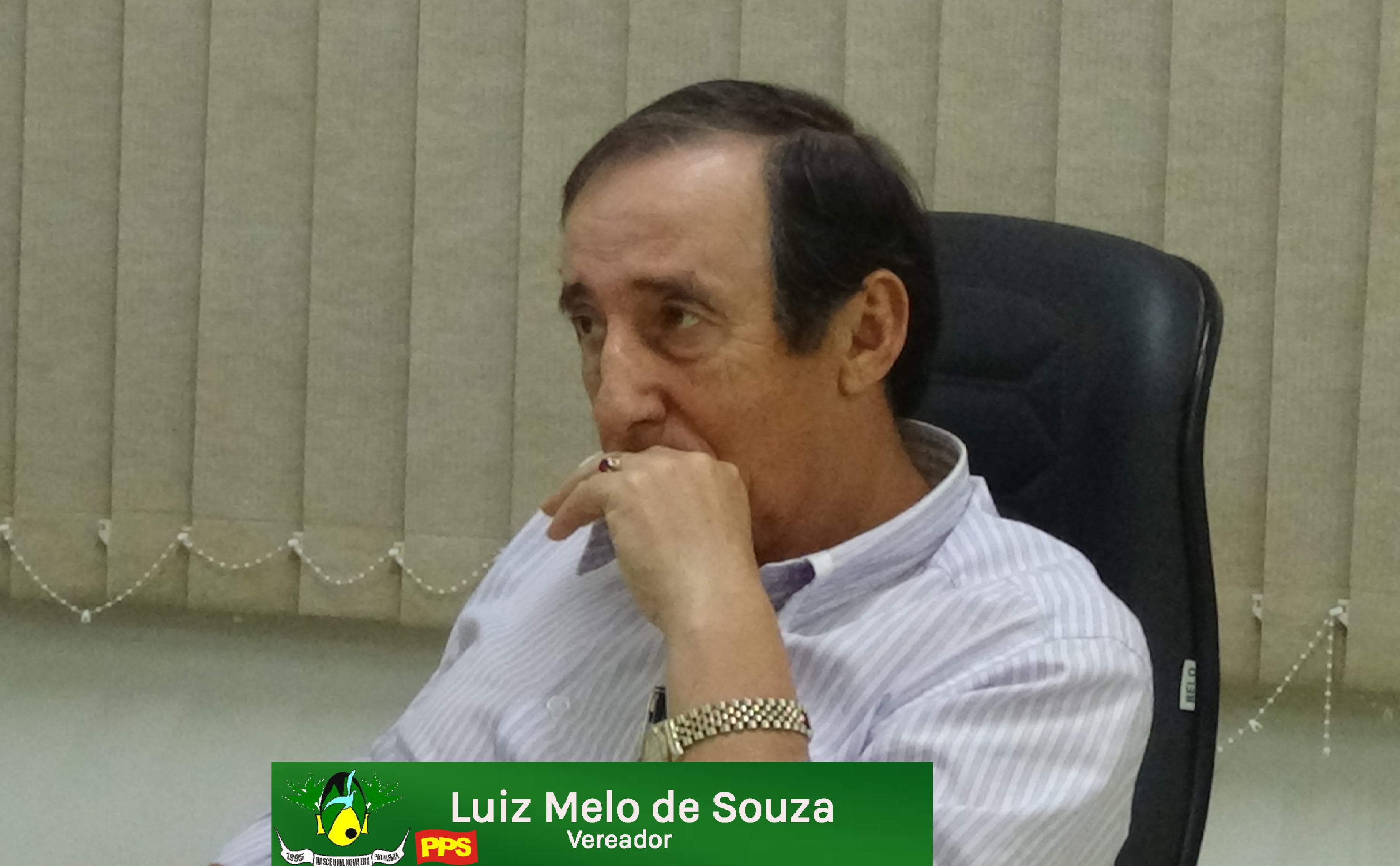 Suplente Luiz Melo de Souza assume cadeira no legislativo
