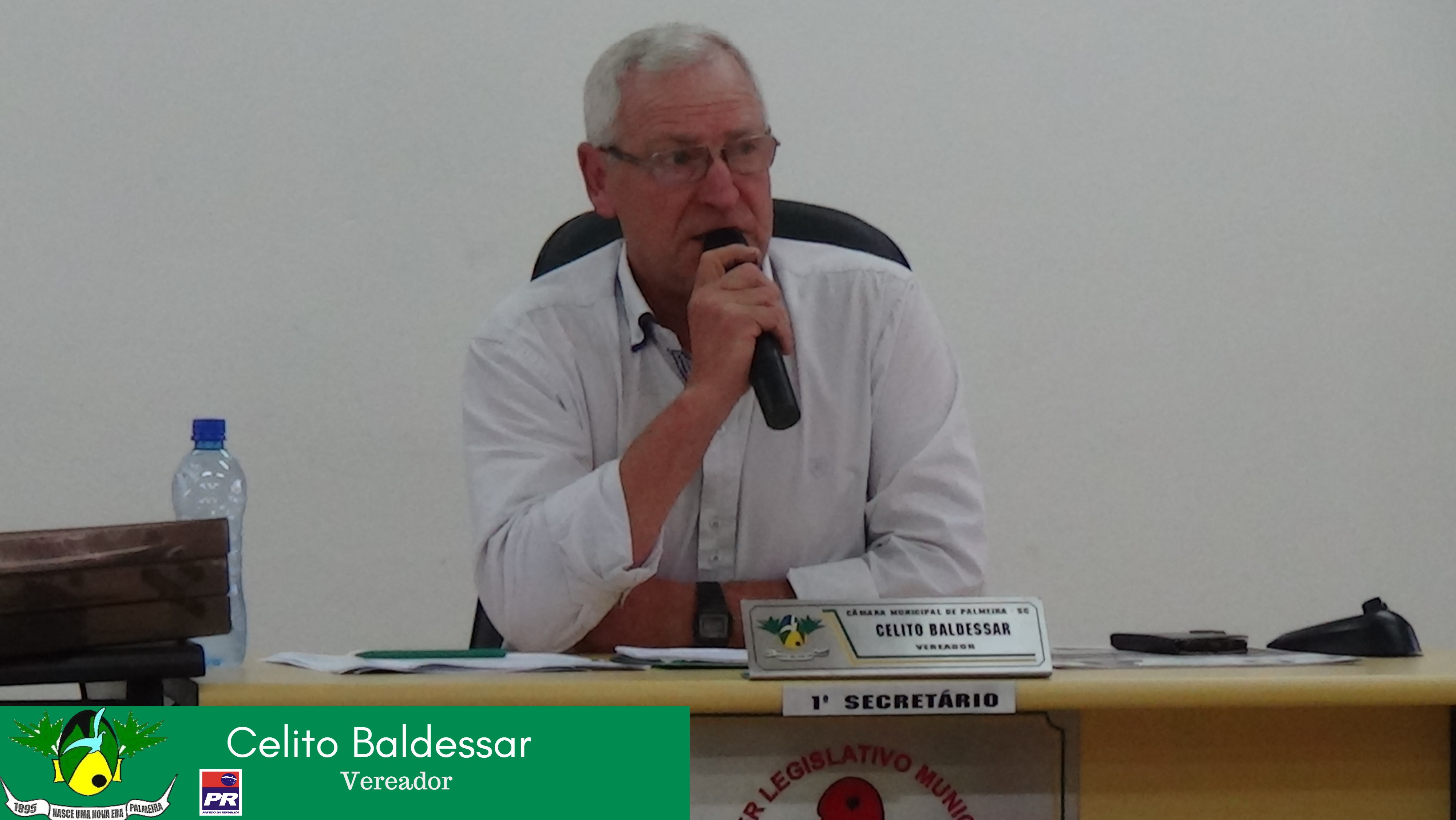 Celito Baldessar  é eleito por unanimidade presidente da câmara