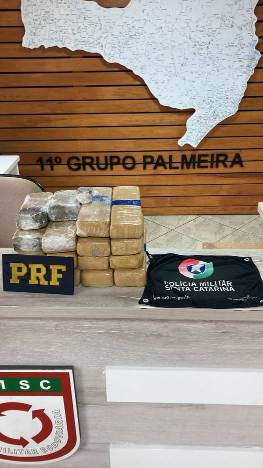 Dupla tenta fugir de abordagem e é presa na SC-114 em Palmeira